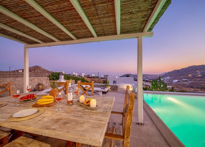 Villa Ocean Blue By Llb - In 6min Walking Kalafatis