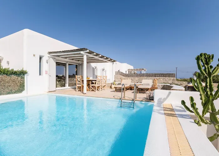 Villa Ocean Blue By Llb - In 6min Walking Kalafatis